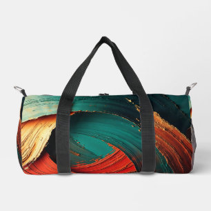 Dicke Impasto-Öl-gemalte Abstraktion Duffle Bag