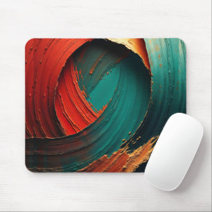 Dicke Impasto-Öl-gemalte Abstraktion Mousepad