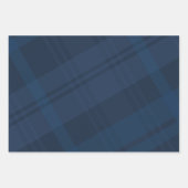 Dicke karierte, dunkelgrüne Seefahrt Geschenkpapier Set (Vorderseite 2)