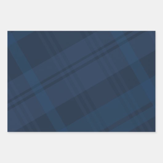 Dicke karierte, dunkelgrüne Seefahrt Geschenkpapier Set (Vorderseite 2)