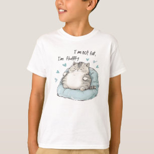 Dicke Katze Chill-Vibes T-Shirt