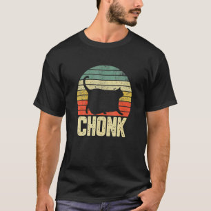 Dicke Katze Meme Chonk Katze T-Shirt