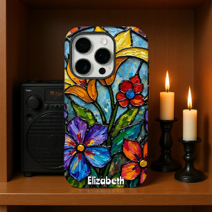 Dicke Kunst aus dem Glas iPhone 16 Pro Hülle