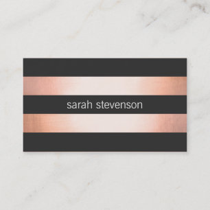 Dicke Kupfer-Imitate Fohlen Schwarz Streifen moder Visitenkarte