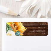 Dicke Landessonne | Holz-Rücksendeadresse (Insitu)