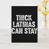 Dicke Latinas können bleiben Karte (Gelbe Blume)