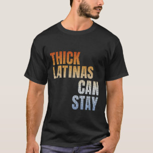 Dicke Latinas können selbstbewusst bleiben Geschen T-Shirt