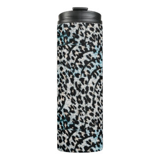 Dicke Leopard Print Thermal Tumbler Thermosbecher