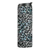 Dicke Leopard Print Thermal Tumbler Thermosbecher (Nach links gedreht)