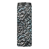 Dicke Leopard Print Thermal Tumbler Thermosbecher (Rückseite)