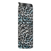 Dicke Leopard Print Thermal Tumbler Thermosbecher (Nach rechts gedreht)