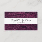 Dicke Lila Rock Textur Visitenkarte (Vorderseite)