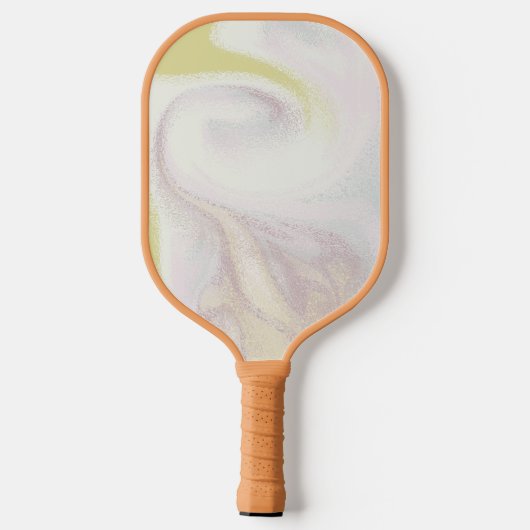 Dicke Limone Aquamarine Sorbet Monogram Moderne Pe Pickleball Schläger (Rückseite)