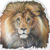 Dicke Lion Sticker Cut-out (Vorderseite)