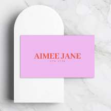 Dicke Minimalistisch Luxus Boutique Rosa/Orange