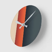 Dicke Minimalistische Wandleuchte Runde Wanduhr (Winkel)