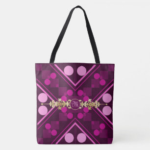 Dicke mit Mit Monogramm Totbeutel Tasche