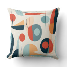 Dicke Mitte des Jahrhunderts Modernes Abstrakt