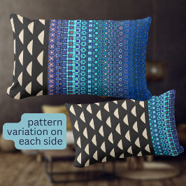 Dicke moderne geometrische Muster boho Lendenkissen