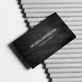 Dicke moderne Konstruktion schwarzer Beton texturi Visitenkarte