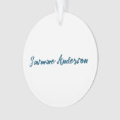 Dicke moderne Minimalistische Ozeanfarbe Ornament (Vorderseite)