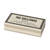 Dicke moderne Personalisierte Briefmarke Gummistempel (Stempel)