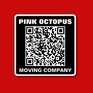 Dicke monochrome QR-Code Waterproof Car Aufkleber