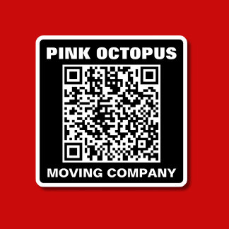 Dicke monochrome QR-Code Waterproof Car Aufkleber