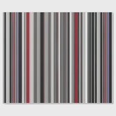 Dicke, monochrome Streifen Geschenkpapier (Flach)