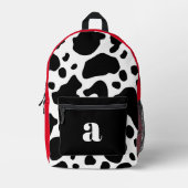 Dicke monogramm Cowhid-Rückpackung Bedruckter Rucksack (Vorderseite)