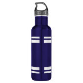 Dicke Monogramm Wasser Flasche Trinkflasche (Rückseite)