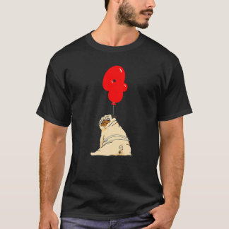 Dicke Mops 4. Geburtstag Kinder Ballonparty T-Shirt