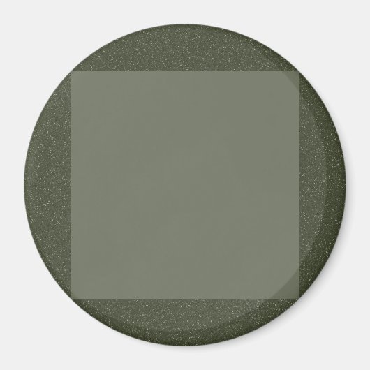 Dicke Moss Green Magnet mit Square Center (Vorne)