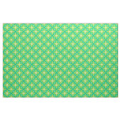 Dicke Neon-Grün-Sternmuster-Mosaik Stoff (Fat Quarter (45,7 x 55,9 cm))