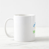 Dicke Oberschenkel, dünne Geduld - Sassy & Confide Kaffeetasse (Links)