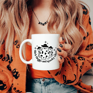 Dicke Oberschenkel & Gruselige Vibes Halloween Kaffeetasse