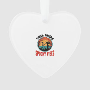 Dicke Oberschenkel Gruselige Vibes Vintage Hallowe Ornament
