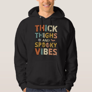 Dicke Oberschenkel und Gruselige Stimmung Hallowee Hoodie