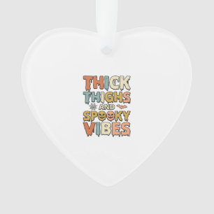 Dicke Oberschenkel und Gruselige Stimmung Hallowee Ornament