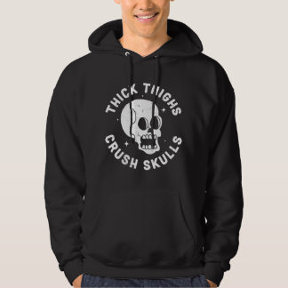 Dicke Oberschenkel zerquetschen Schädel - Lustige  Hoodie