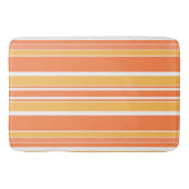 Dicke orange gelbe Streifen Badematte (Vorderseite)