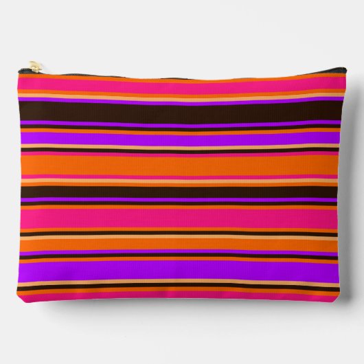 Dicke Orange, Magenta und Lila gestrichener Beutel (Vorderseite)