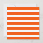 Dicke Orangefarbene Weißkrautmonogramm, die wir be Ankündigung (Rückseite)