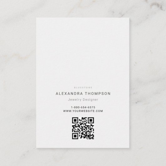 Dicke Peonies Moderne Blumenskizze - Schmuckdarste Visitenkarte (Rückseite)