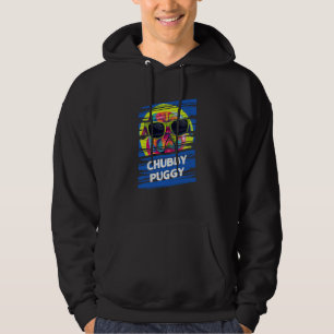 Dicke Puggy Pug Humor Holländischer Bulldogge Tier Hoodie