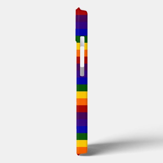 Dicke Regenbogenstreifen Case-Mate iPhone Hülle (Rückseite / Links)