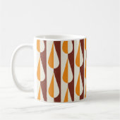 Dicke Retrowasser-Tropfenorange Kaffeetasse (Links)