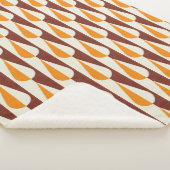 Dicke Retrowasser-Tropfenorange Sherpadecke (3/4)