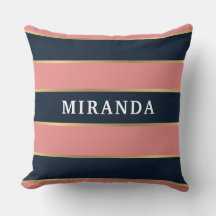 Dicke rosa blaue Streifen Muster