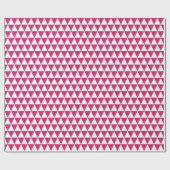 Dicke rosa Diamantmuster Geschenkpapier (Flach)